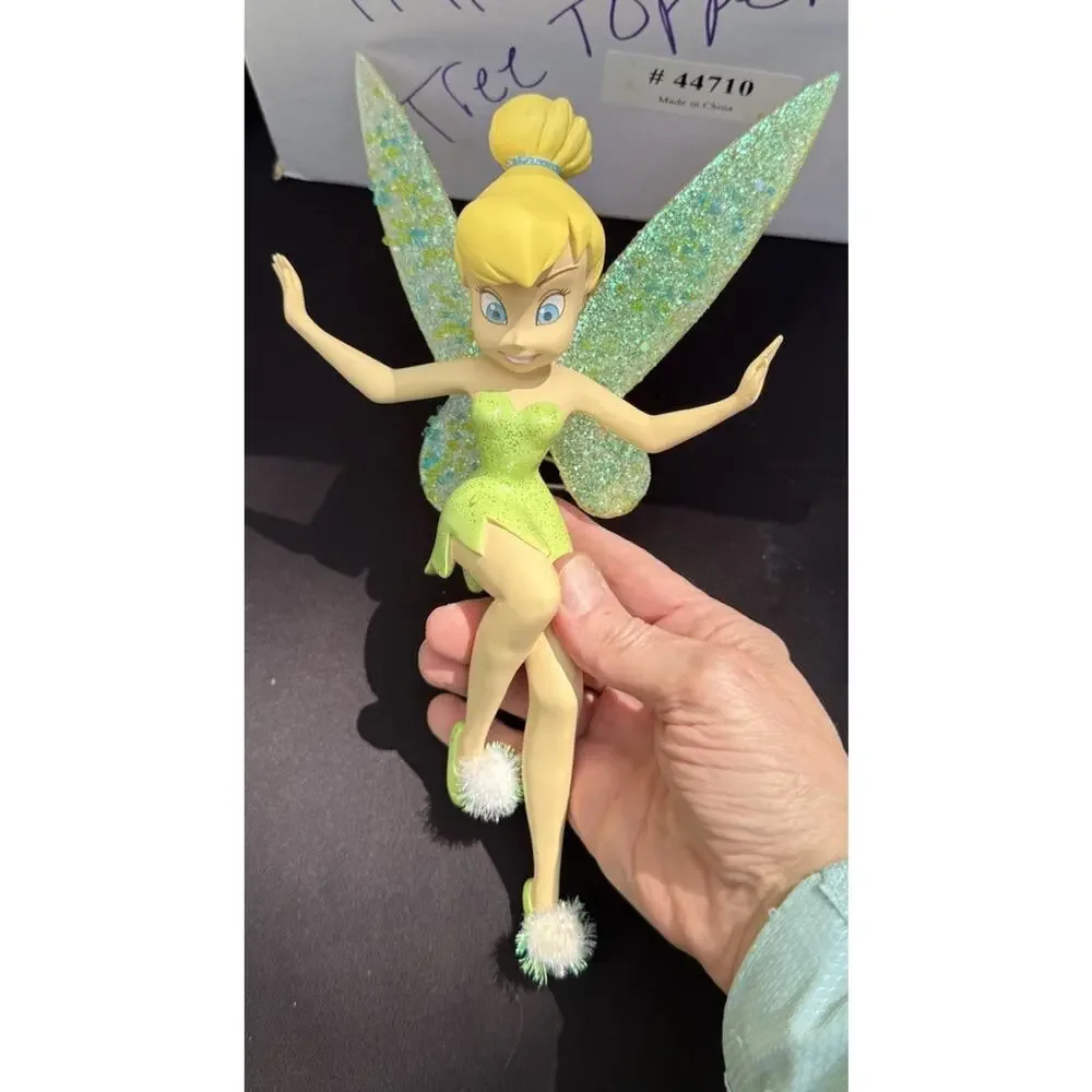 1990 Disney Tinker Bell Tree Topper Mickey Very Merry Christmas Rare OriginalBox - Picture 1 of 16